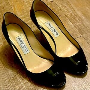 Jimmy Choo London Isabel Peep Toe Pump